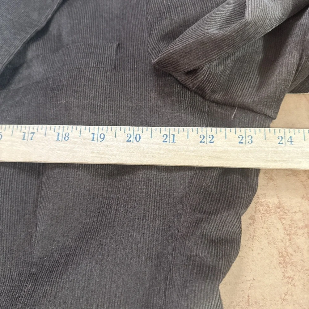 Jos A Bank Mens Sz 44L Brown Corduroy Blazer Cotton Tencel Sport Coat‎ Jacket